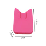 Maxbell 2xPhone Holder for Tote Bag Modern Decorative Silicone Insert Travel Organizer Pink