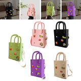 Maxbell 3xHole Bag Waterproof Easy to Clean Open Hole Tote Bag for Travel Holiday Boat Pink