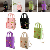 Maxbell 3xHole Bag Waterproof Easy to Clean Open Hole Tote Bag for Travel Holiday Boat Pink