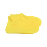 Rain Boots Latex Snow Boots Rain Shoe Covers for Adults Kids Cycling Fishing Yellow L