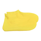Rain Boots Latex Snow Boots Rain Shoe Covers for Adults Kids Cycling Fishing Yellow L