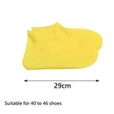Rain Boots Latex Snow Boots Rain Shoe Covers for Adults Kids Cycling Fishing Yellow L