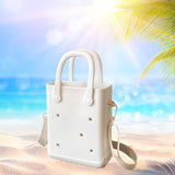 Maxbell 3xBeach Bag Waterproof Fashion Creative Women's Bag for Dating Daily Use White