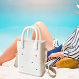 Maxbell 3xBeach Bag Waterproof Fashion Creative Women's Bag for Dating Daily Use White