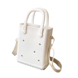 Maxbell 3xBeach Bag Waterproof Fashion Creative Women's Bag for Dating Daily Use White