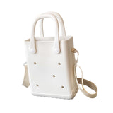 Maxbell 2xBeach Bag Waterproof Fashion Creative Women's Bag for Dating Daily Use White