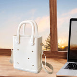 Maxbell 3xBeach Bag Waterproof Fashion Creative Women's Bag for Dating Daily Use White