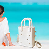 Maxbell 3xBeach Bag Waterproof Fashion Creative Women's Bag for Dating Daily Use White