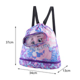 Maxbell Swim Backpack for Wet Swimming Separation for Swimmers Swimming Bag for Kids L Purple