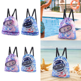 Maxbell Swim Backpack for Wet Swimming Separation for Swimmers Swimming Bag for Kids L Purple