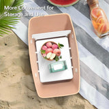 Maxbell 2xInner Beach Bag Divider Tray DIY Assembly Partition Organize Storage Divider White
