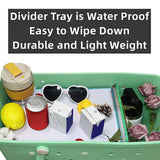 Maxbell 2xInner Beach Bag Divider Tray DIY Assembly Partition Organize Storage Divider White