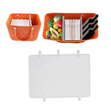 Maxbell 2xInner Beach Bag Divider Tray DIY Assembly Partition Organize Storage Divider White