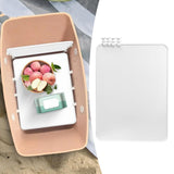 Maxbell 2xInner Beach Bag Divider Tray DIY Assembly Partition Organize Storage Divider White