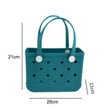 Maxbell 2xBeach Bag Outdoor Medium Shopping Basket for Pool Groceries Summer