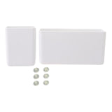 Maxbell 2xPhone Holder for Beach Tote Portable Elegant Hanging Insert Travel Organizer white