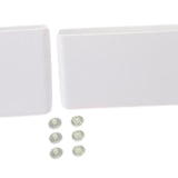 Maxbell 4xPhone Holder for Beach Tote Portable Elegant Hanging Insert Travel Organizer white