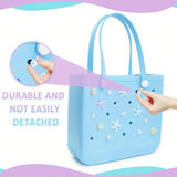 Maxbell 2xBeach Tote Charms Fashionable Beautiful for Summer Embellishments Bag Charms