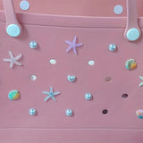 Maxbell 4xBeach Tote Charms Fashionable Beautiful for Summer Embellishments Bag Charms