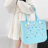 Maxbell 4xBeach Tote Charms Fashionable Beautiful for Summer Embellishments Bag Charms