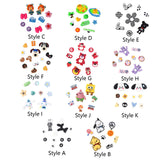 Maxbell 2xBeach Bag Charms Accessories 1.2cm Long DIY Handmade PVC Totes Charm Inserts