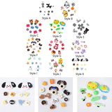 Maxbell 6xBeach Bag Charms Accessories 1.2cm Long DIY Handmade PVC Totes Charm Inserts