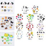 Maxbell 5xBeach Bag Charms Accessories 1.2cm Long DIY Handmade PVC Totes Charm Inserts