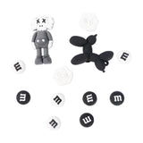 Maxbell 3xBeach Bag Charms Accessories 1.2cm Long DIY Handmade PVC Totes Charm Inserts