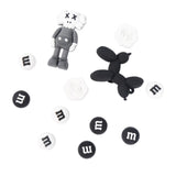 Maxbell 2xBeach Bag Charms Accessories 1.2cm Long DIY Handmade PVC Totes Charm Inserts