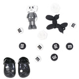 Maxbell 4xBeach Bag Charms Accessories 1.2cm Long DIY Handmade PVC Totes Charm Inserts