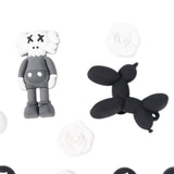 Maxbell 6xBeach Bag Charms Accessories 1.2cm Long DIY Handmade PVC Totes Charm Inserts
