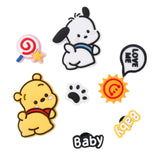 Maxbell 3xBeach Bag Charms Accessories 1.2cm Long DIY Handmade PVC Totes Charm Inserts