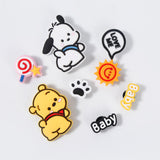 Maxbell 6xBeach Bag Charms Accessories 1.2cm Long DIY Handmade PVC Totes Charm Inserts