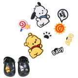 Maxbell 6xBeach Bag Charms Accessories 1.2cm Long DIY Handmade PVC Totes Charm Inserts