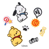 Maxbell 3xBeach Bag Charms Accessories 1.2cm Long DIY Handmade PVC Totes Charm Inserts