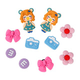 Maxbell 5xBeach Bag Charms Accessories 1.2cm Long DIY Handmade PVC Totes Charm Inserts