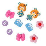 Maxbell 2xBeach Bag Charms Accessories 1.2cm Long DIY Handmade PVC Totes Charm Inserts