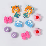 Maxbell 2xBeach Bag Charms Accessories 1.2cm Long DIY Handmade PVC Totes Charm Inserts