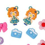 Maxbell 2xBeach Bag Charms Accessories 1.2cm Long DIY Handmade PVC Totes Charm Inserts