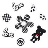 Maxbell 6xBeach Bag Charms Accessories 1.2cm Long DIY Handmade PVC Totes Charm Inserts