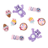 Maxbell 5xBeach Bag Charms Accessories 1.2cm Long DIY Handmade PVC Totes Charm Inserts