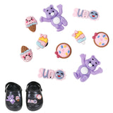 Maxbell 6xBeach Bag Charms Accessories 1.2cm Long DIY Handmade PVC Totes Charm Inserts
