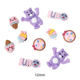 Maxbell 5xBeach Bag Charms Accessories 1.2cm Long DIY Handmade PVC Totes Charm Inserts