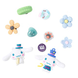 Maxbell 6xBeach Bag Charms Accessories 1.2cm Long DIY Handmade PVC Totes Charm Inserts
