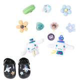 Maxbell 2xBeach Bag Charms Accessories 1.2cm Long DIY Handmade PVC Totes Charm Inserts