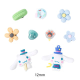 Maxbell 3xBeach Bag Charms Accessories 1.2cm Long DIY Handmade PVC Totes Charm Inserts