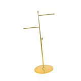 Maxbell Clothes Rack Multifunctional Clothing Rack Adjustable Height Garment Rack Gold