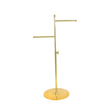 Maxbell Clothes Rack Multifunctional Clothing Rack Adjustable Height Garment Rack Gold