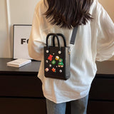 Maxbell 3xBeach Bag for Women Portable Handbag Shopping Basket for Holiday Travel Yoga Black