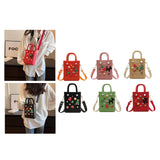 Maxbell 2xBeach Bag for Women Portable Handbag Shopping Basket for Holiday Travel Yoga Black